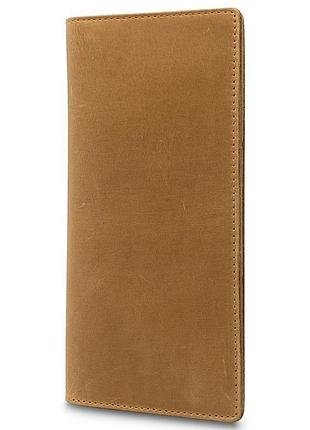 Рудий шкіряний гаманець hi art wp-03 shabby dingo