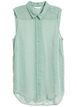 325.ніжна літня блузка відомого шведського бренду h&m, вир-во індія. нова з біркою2 фото
