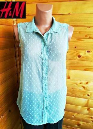 325.ніжна літня блузка відомого шведського бренду h&m, вир-во індія. нова з біркою3 фото
