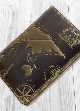 Портмоне hiart pb-02 shabby olive "7 wonders of the world"