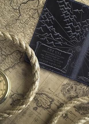 Обложка для паспорта  hiart pc-02 shabby ink "discoveries"