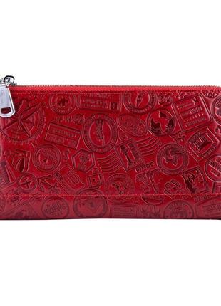 Кошелек hiart w-01  crystal red "let's go travel"2 фото