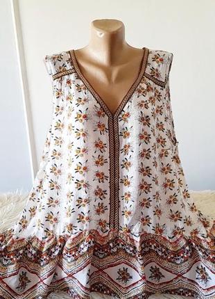 Блуза натуральная, дышащая, от peacocks,р. 18/xl/46,