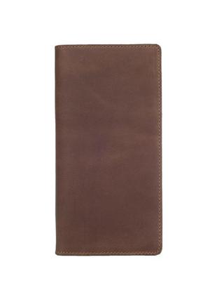 Оливковий шкіряний гаманець hi art wp-02 shabby light olive