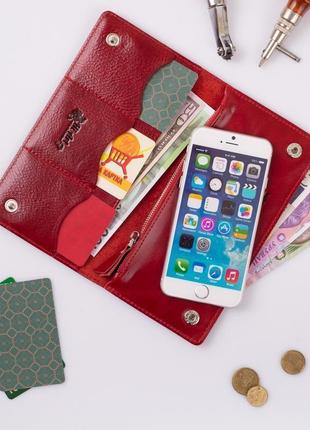 Бумажник hiart wp-05 crystal red  "mehendi classic"