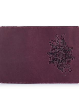 Обложка для паспорта  hiart pc-02  shabby plum "mehendi classic"3 фото