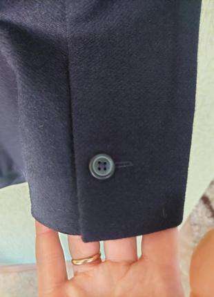 Шерстяной удлиненный пиджак женский жакет блейзер7 фото