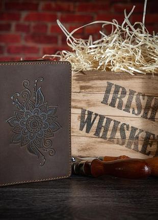 Обложка для паспорта hiart pc-01 shabby olive "mehendi classic"