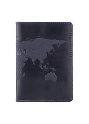 Обложка для паспорта  hiart pc-03 shabby ink  "world map"