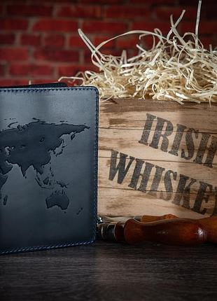 Портмоне для документів hiart ad-01 shabby ink "world map"