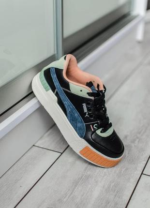 Кроссовки puma cali sport mix wn's черные2 фото