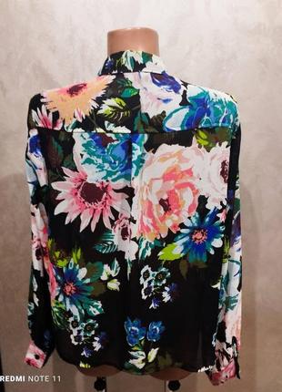 47.неймовірна блузка в красивий квітковий принт відомого шведського бренду h&m5 фото