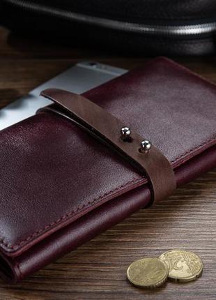 Бумажник hiart wp-08br crystal sangria