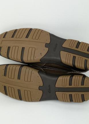 Кожаные туфли / кроссовки clark’s clarks оригинал коричневые размер 426 фото