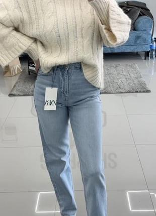 Джинсы zara mom новые