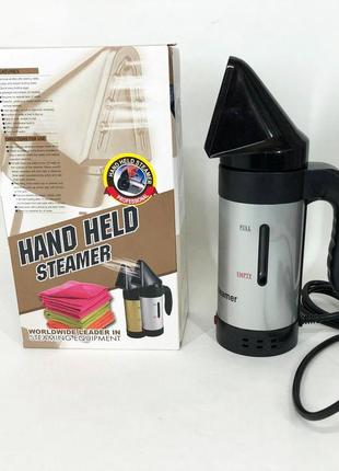 Отпариватель hand held steamer ukc a6 silver ручной многофункциональный 650 вт 7 функций, парогенератор1 фото