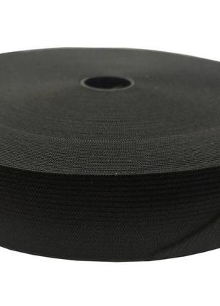 Резинка швейная 4 см. (40м/бобина) черная1 фото