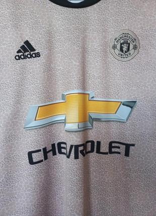 Adidas manchester united chevrolet мужская футболка для футбола l-размер.7 фото