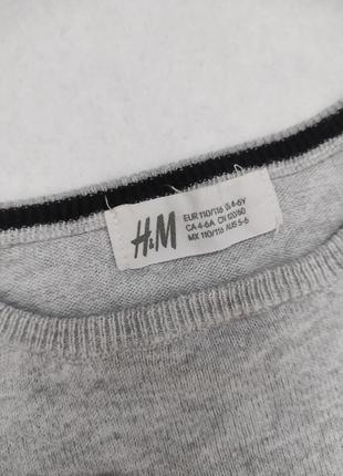 Котоновый свитерок кофта свитшот h&m на девочку, р. 1166 фото