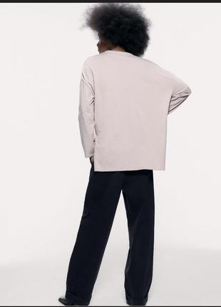 Zara блузка свободного кроя лиоцел.3 фото