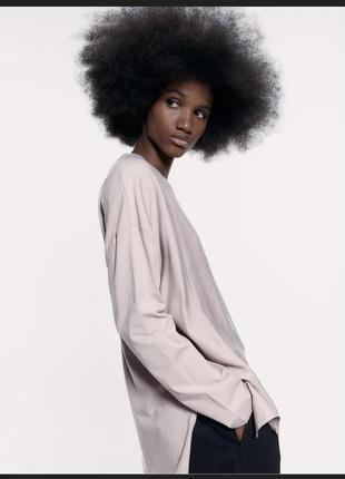 Zara блузка свободного кроя лиоцел.5 фото