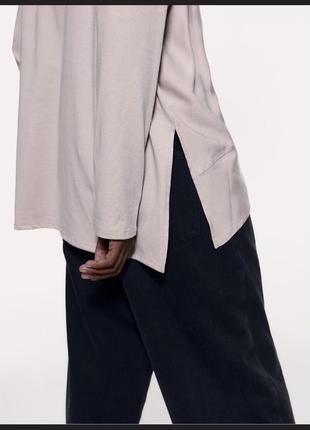 Zara блузка свободного кроя лиоцел.6 фото