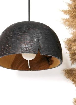 Черная люстра из ясеня (1220) под заказ