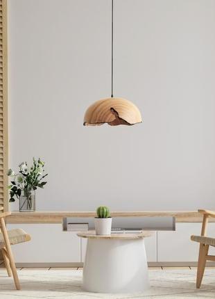 Большая светлая люстра из ясеня (1218) под заказ