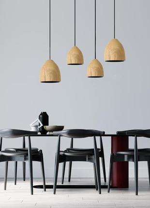 Світла люстра з дуба (1189)