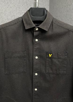 Клетчатая рубашка от бренда lyle scott3 фото