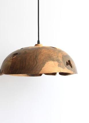 Стильная люстра из ореха (1165) под заказ