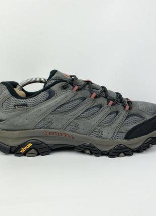 Треккинговые кроссовки / ботинки merrell moab 3 gore-tex walking j036263 замшевые оригинал серые размер 44.5 туристические3 фото