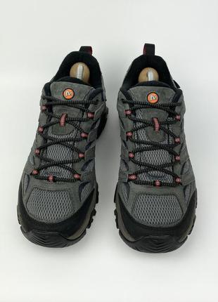 Треккинговые кроссовки / ботинки merrell moab 3 gore-tex walking j036263 замшевые оригинал серые размер 44.5 туристические5 фото