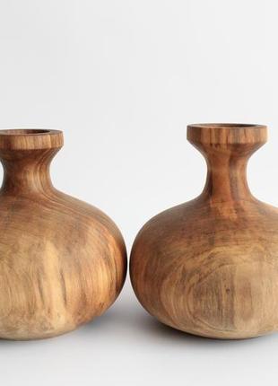 Декоративная ваза из ореха (1116) под заказ