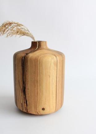 Декоративная ваза из ореха (1121)7 фото