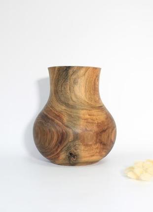 Декоративная ваза из ореха (1143)4 фото