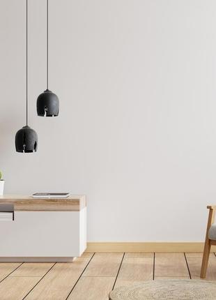 Черные светильники для обеденного стола (1162)3 фото