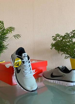 Кеди  nike free run 3.0 (сірі)5 фото