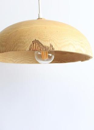 Люстра підвісна з дуба, світла(1282) 2