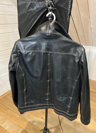 Кожаный пиджак1 фото
