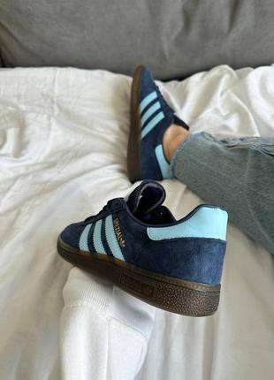 Adidas spezial handball dark blue5 фото