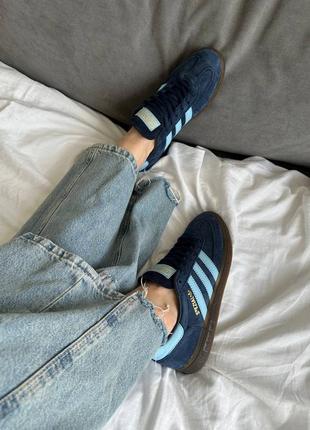 Adidas spezial handball dark blue6 фото