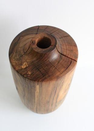 Ваза из натуральной древесины ручной работы (1324)5 фото
