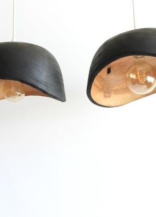 Люстра из ясеня обожжена ручной работы (1360)10 фото