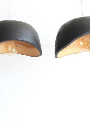 Люстра из ясеня обожжена ручной работы (1360)7 фото