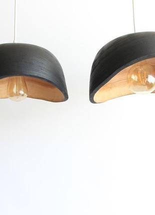 Люстра из ясеня обожжена ручной работы (1360)6 фото