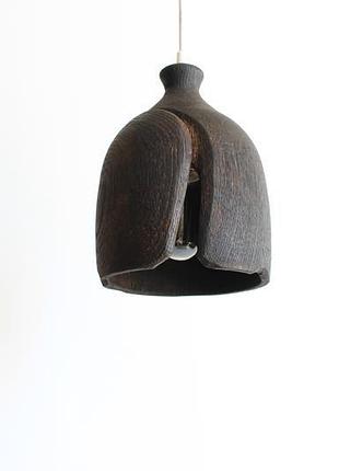 Черная деревянная люстра из дуба (1361)