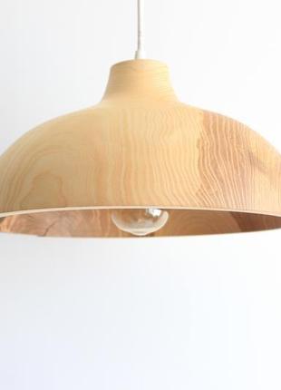 Светлая люстра из ясеня ручной работы (1383) под заказ7 фото