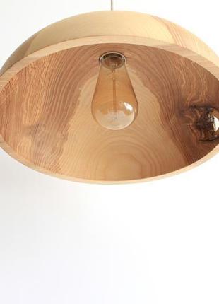 Светлая люстра из ясеня ручной работы (1383) под заказ9 фото