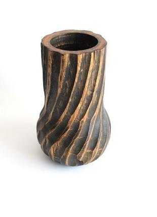 Фігурна ваза ручної роботи (1425)3 фото